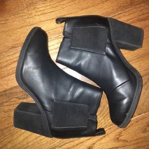 Chunky Heels Booties